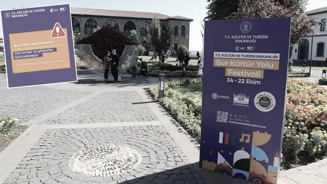 Sur Kültür Yolu Festivali İptal Edildi